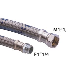 FLESSIBILE ANTIVIBRANTE M/F 1"1/4 IN ACCIAIO ZINCATO cm 60 - DN32