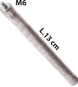 ANODO DI MAGNESIO PER SCALDABAGNO ELETTRICO MOD.10-15-30 LT L.13 x Ø2 cm - Fil. M6