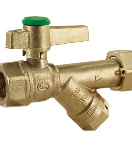 GRUPPO ENTRATA CONTATORE COMPLETO DI FILTRO F1/2" x 3/4"F Girevole