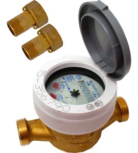 CONTATORE ACQUA A QUADRANTE BAGNATO CON 5 RULLI OBRF/50 - 2"