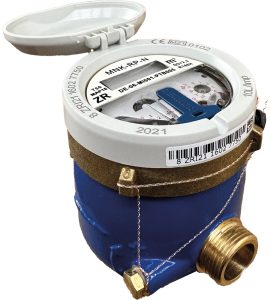 CONTATORE PER ACQUA FREDDA MULTIGETTO A RULLI PROTETTI 1/2" - DN15