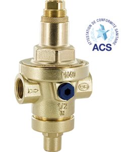 RIDUTTORE DI PRESSIONE ACQUA A MEMBRANA PN 40 CON CAMERA DI COMPENSAZIONE 2" FF Sede Inox