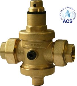 RIDUTTORE DI PRESSIONE ACQUA A PISTONE "EUROBRASS" CON BOCCHETTONI 2" - DN50