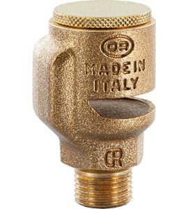 VALVOLA DI ASPIRAZIONE ANTISIFONE E ANTIVUOTO IN BRONZO 1/2" M