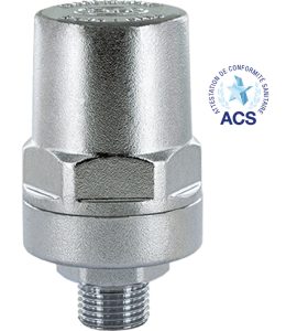 AMMORTIZZATORE DEL COLPO D'ARIETE "HAMMER STOP" IN OTTONE CROMO 1/2" M