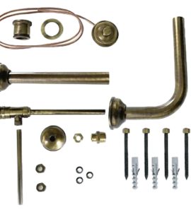 KIT COMPLETO DI SCARICO "MINI CATIS" BRONZATO -