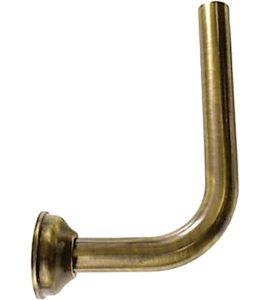 CANOTTO A SQUADRO BRONZATO PER CASSETTA ALTA WC Ø30 - 200x300 mm