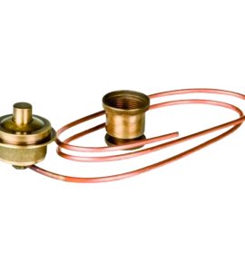 PULSANTE PER SIFONE TIPO CATIS BRONZATO Completo