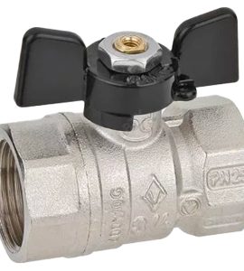 VALVOLA A SFERA PASSAGGIO STANDARD F/F A FARFALLA BUGATTI 1" - PN25