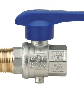 VALVOLA A SFERA PASSAGGIO TOTALE M/F A LEVA CON REGOLAZIONE DEL FLUSSO 1" - PN16