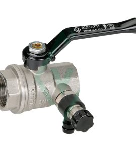 VALVOLA A SFERA F/F CON 2 SPURGHI