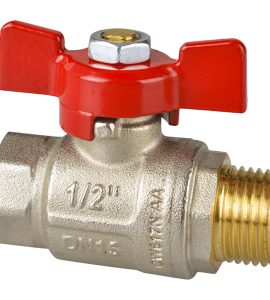 VALVOLA A SFERA M/F A PASSAGGIO TOTALE CON FARFALLA IN ALLUMINIO ICMA 1"1/4 - PN30
