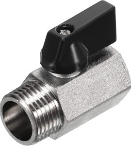 MINIVALVOLA A SFERA M/F BUGATTI 1/2" - DN8