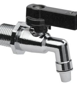 RUBINETTO A SFERA ENOLOGICO IN OTTONE CROMATO APM 1/2" - PN16