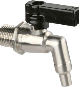 RUBINETTO A SFERA ENOLOGICO IN ACCIAIO INOX APM 1/2"