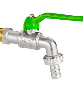 RUBINETTO PORTAGOMMA A SFERA "GARDEN ANTIGELO" CON LEVA IN ALLUMINIO FIV 3/4" - PN20