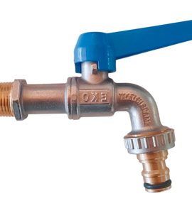 RUBINETTO A SFERA CON ATTACCO RAPIDO "EKO MATIC" 1/2"