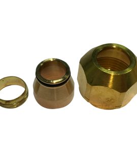 RACCORDO RAME A STRINGERE TECO 3/4" x Ø16 mm