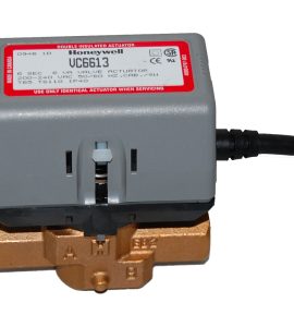 VALVOLA DI ZONA MOTORIZZATA RAPIDA A 2 VIE PER ACQUA CALDA SANITARIA 1" F/F + Micro