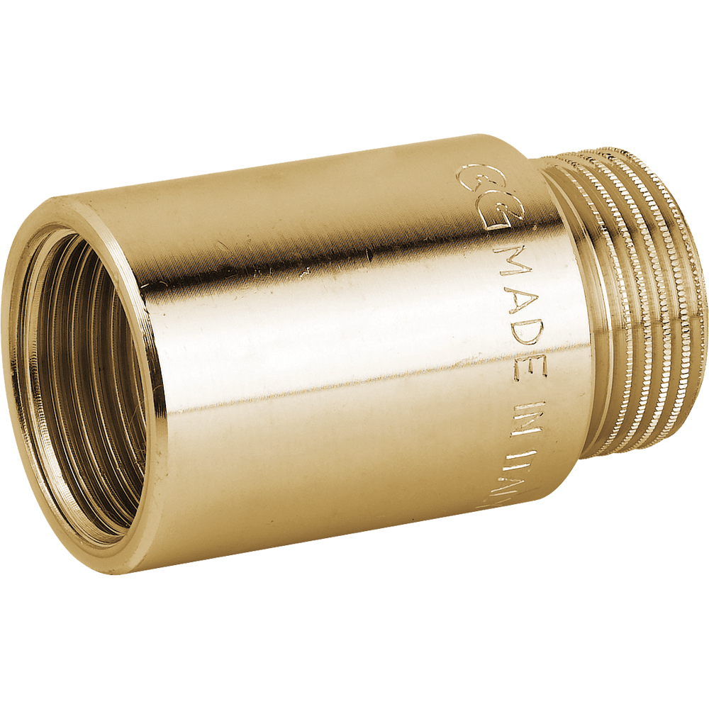 - PROLUNGA MASCHIO/FEMMINA DA 3/8" IN OTTONE GIALLO L.50 mm