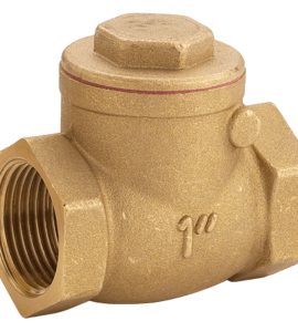 VALVOLA A CLAPET "FULL" FEMMINA/FEMMINA CON OTTURATORE IN OTTONE E GUARNZIONE 4" DN100 - PN8