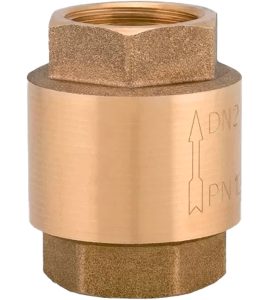 VALVOLA DI RITEGNO A MOLLA F/F CON OTTURATORE IN POLIAMMINIDE 2"1/2 DN65 - PN8