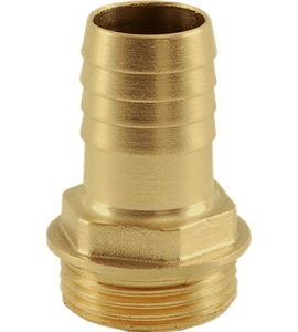 RACCORDO PORTAGOMMA MASCHIO IN OTTONE GIALLO "ROMA" 2" x Ø50 mm