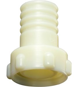 PORTAGOMMA DIRITTO FEMMINA CON GHIERA GIREVOLE IN PA Ø60x60 - F72x3