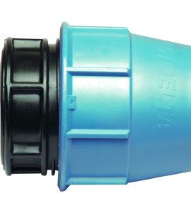TAPPO DI FINE LINEA A COMPRESSIONE PER TUBO POLIETILENE UNIDELTA Ø90 - PN16