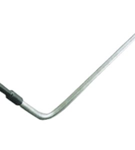 GIUNTO DI TRANSIZIONE ACCIAIO-PE CURVO FILETTATO MASCHIO PER ACQUA E GAS UNIDELTA Ø63 x 2"M