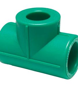 TEE FEMMINA RIDOTTO IN PPR VERDE PN 25 Ø32 x 20 x 32 mm