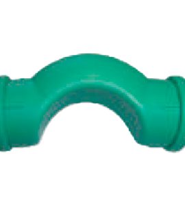SORPASSO CORTO FEMMINA IN PPR VERDE PN25 Ø25x25 - L.95 mm