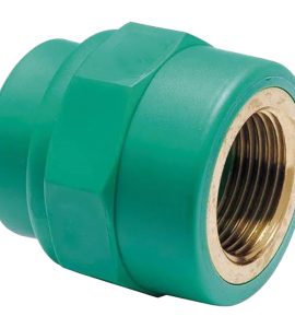 RIDUZIONE FILETTATA FEMMINA IN PPR VERDE PN25 Ø32 x 1"F