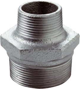 NIPLES RIDOTTO IN GHISA ZINCATA 3" x 2"1/2