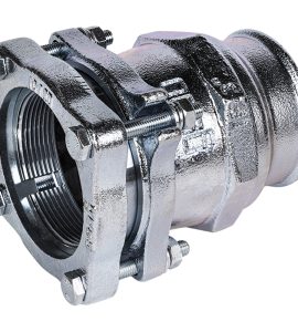 RACCORDO A COMPRESSIONE IN GHISA FEMMINA FLANGIATO 4" x Ø114