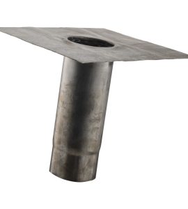 BOCCHETTONE DIRITTO PER SCARICO PLUVIALE IN PIOMBO "DRAINPLUX" Ø100 x 300 mm