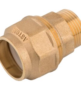 RACCORDO DIRITTO MASCHIO PER POLIETILENE CON ANELLO IN RESINA 2" x Ø63 mm