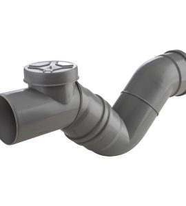 SIFONE "FIRENZE" AD INNESTO CON ISPEZIONE Ø110