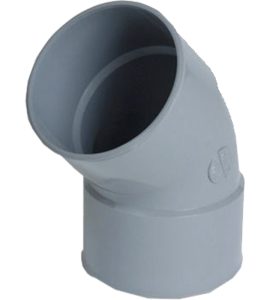 CURVA 45° IN PVC "ME" AD INCOLLAGGIO FEMMINA/FEMMINA Ø100 mm