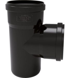 BRAGA A 87° MASCHIO/FEMMINA "PHONOBLACK" Ø100 x Ø100