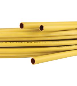 TUBO RAME RIVESTITO "SMISOL GAS" IN ROTOLO Ø22 x 1 mm