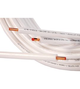 TUBO RAME RIVESTITO PER CONDIZIONAMENTO "SMISOL CLIM 07" IN ROTOLO Ø12