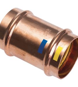 MANICOTTO FEMMINA/FEMMINA IN RAME A PRESSARE Ø35 x Ø35 mm