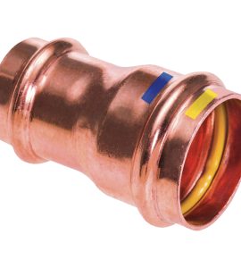 MANICOTTO RIDOTTO FEMMINA/FEMMINA IN RAME A PRESSARE Ø35 x 28 mm