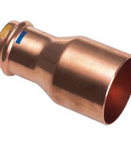 MANICOTTO RIDOTTO MASCHIO/FEMMINA IN RAME A PRESSARE Ø35 x 28 mm