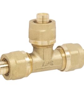 TEE A COMPRESSIONE PER TUBO MULTISTRATO APE Ø32 (3