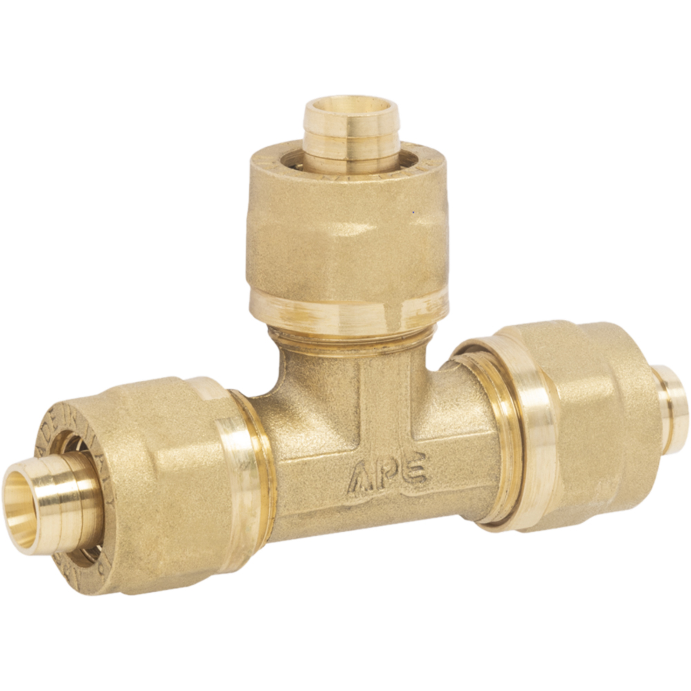 - TEE A COMPRESSIONE PER TUBO MULTISTRATO APE Ø32 (3