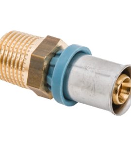 RACCORDO DRITTO MASCHIO A PRESSARE "DELTAPRESS" UNIDELTA 50 x 1"1/2