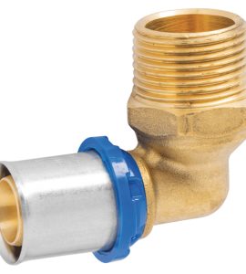 GOMITO MASCHIO A PRESSARE PER TUBO MULTISTRATO APE Ø63 (4
