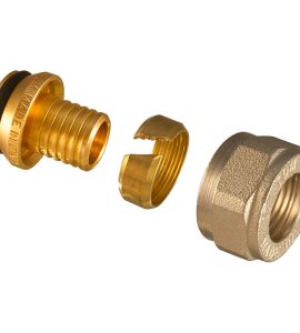 ADATTATORE PER TUBO PE-X Ø18 Sp. 2